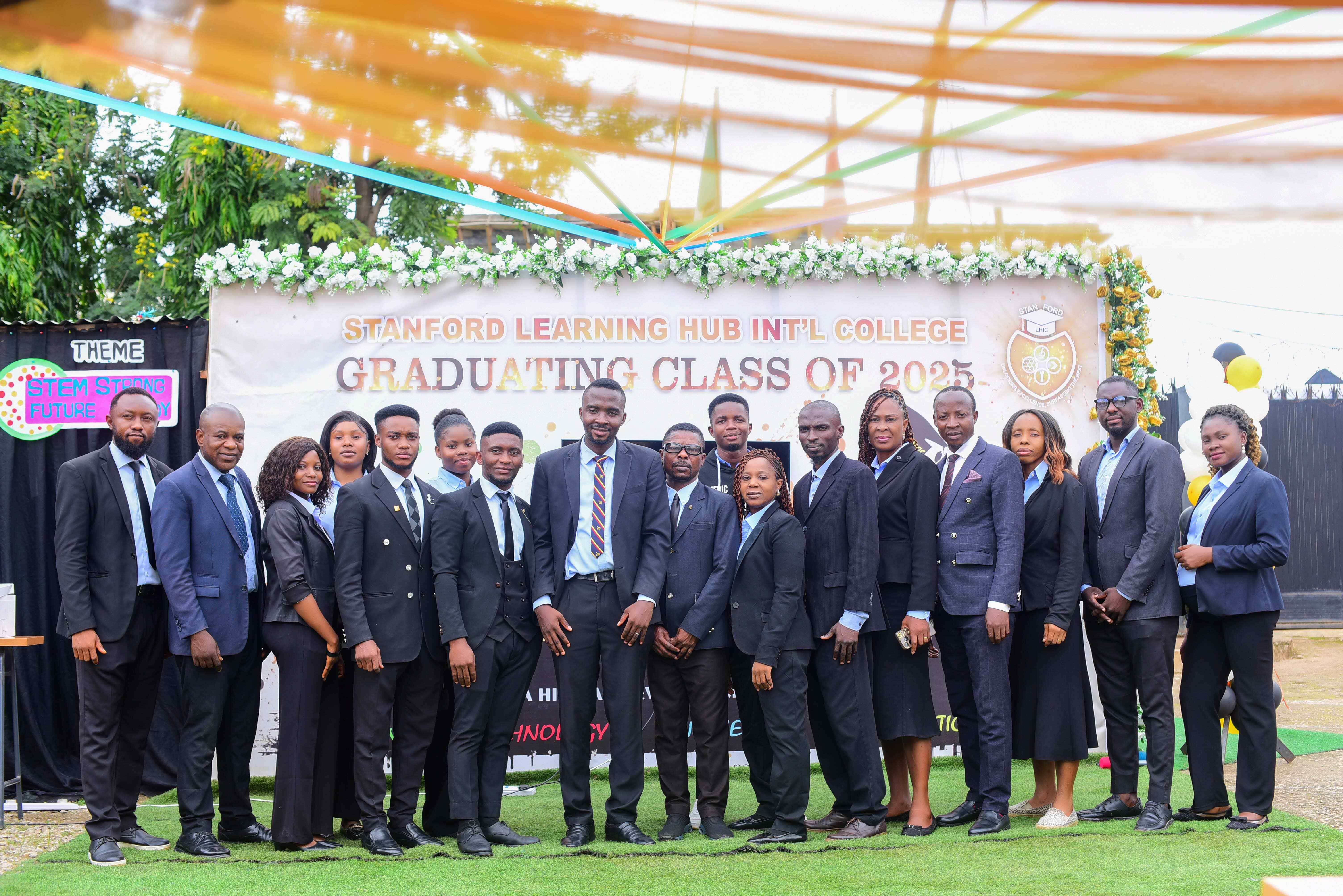 STEM school facilitators group photo including teachers of science, technology, engineering, and mathematics